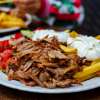 Döner kebab schotel