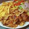 Kipdöner kebab schotel