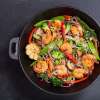 Wok garnalen